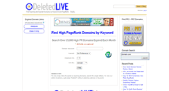 Desktop Screenshot of deletedlive.com